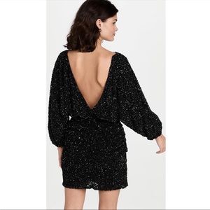 Ba&sh Scarlett dress, NYE dress sequin NEW bash